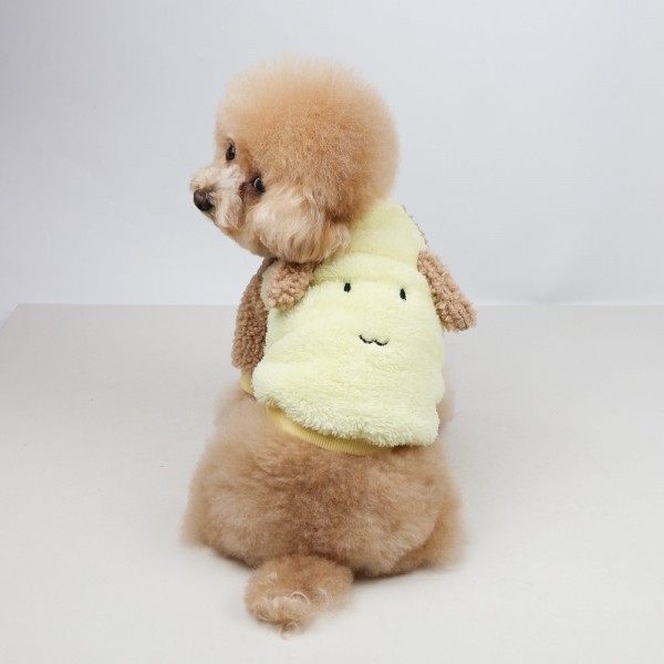 페오펫몰,그루밍독 반려동물 강아지 뽀글 달랑귀 맨투맨 S-2XL, 2colors