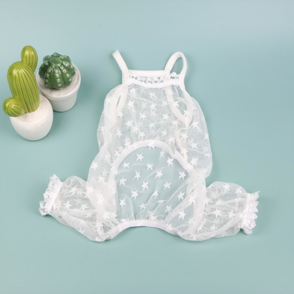 페오펫몰,그루밍독 반려동물 안티버그 나시 올인원 여름옷 S-2XL, 1color