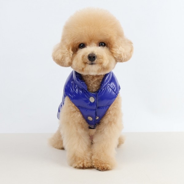 페오펫몰,그루밍독 반려동물 커플룩 하트 패딩 조끼 자켓 S-2XL, 3colors & 견주용 패딩조끼