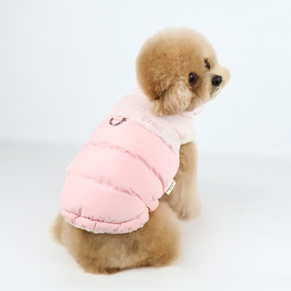 페오펫몰,그루밍독 반려동물 grmd 하네스 양면패딩 점퍼 S-2XL, 3 colors