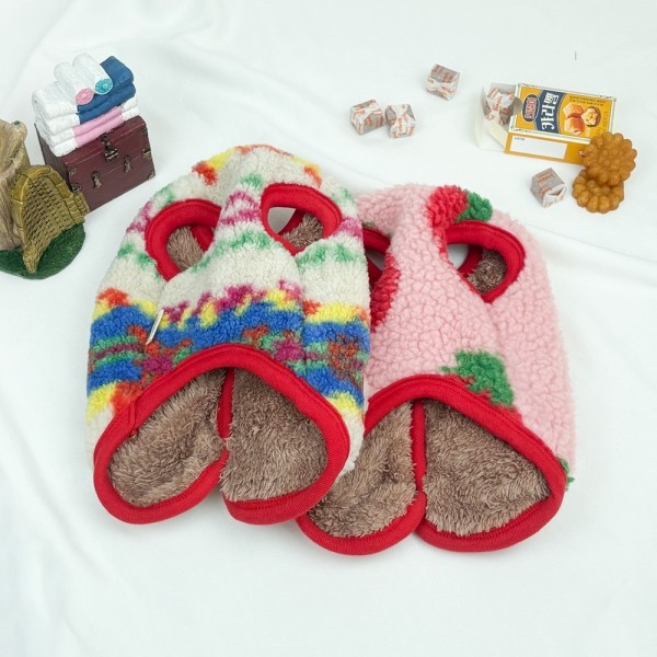 페오펫몰,그루밍독 반려동물 뽀글이 시골조끼 겨울 아우터 강추템