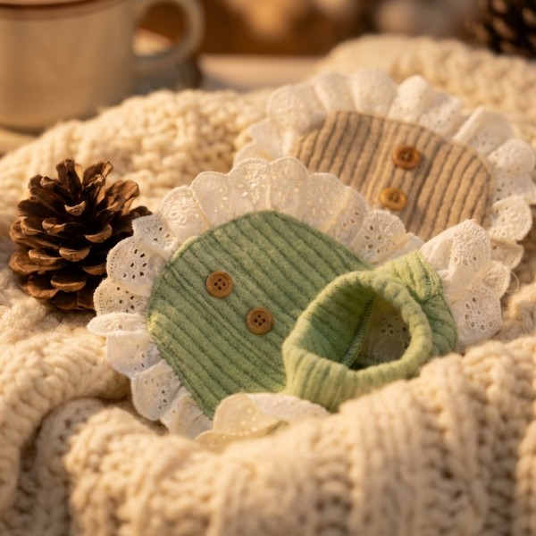 페오펫몰,그루밍독 반려동물 밀크티 프릴 니트 S-XL, 2 colors