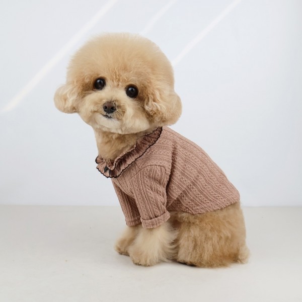 페오펫몰,그루밍독 반려동물 라떼 리본티 S-2XL, 2 colors