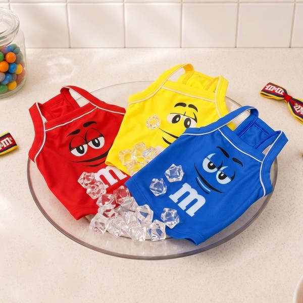 페오펫몰,그루밍독 반려동물 여름 기능성 쿨 엠 나시 티셔츠 S-2XL, 3colors