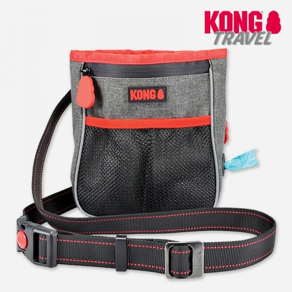 페오펫몰,콩 트레블 핸즈프리 트릿백 강아지 훈련용 산책용 간식 배변봉투 가방