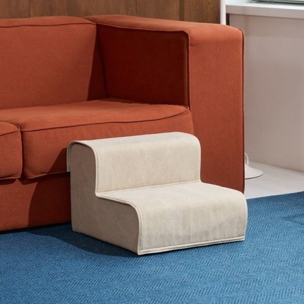 페오펫몰,커버 간편탈부착 강아지계단 '웨이브스텝'