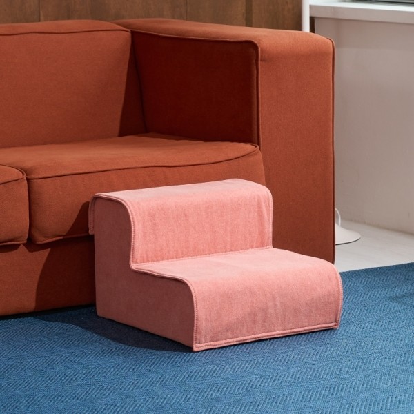 페오펫몰,커버 간편탈부착 강아지계단 '웨이브스텝'