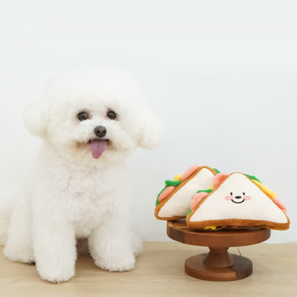 페오펫몰,[댕린이특가]펫베오 토스트 강아지 노즈워크 바스락 장난감