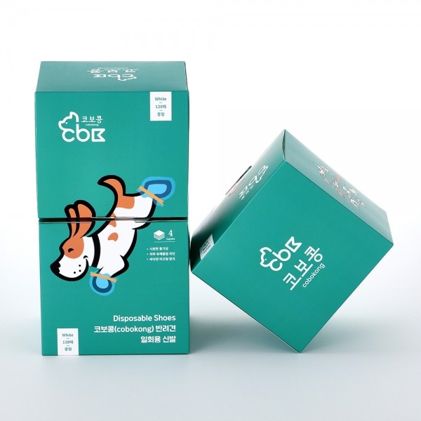 페오펫몰,코보콩 에어 슈즈 일회용 강아지 신발 120매