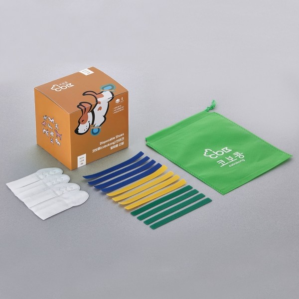 페오펫몰,코보콩 에어 슈즈 일회용 강아지 신발 120매