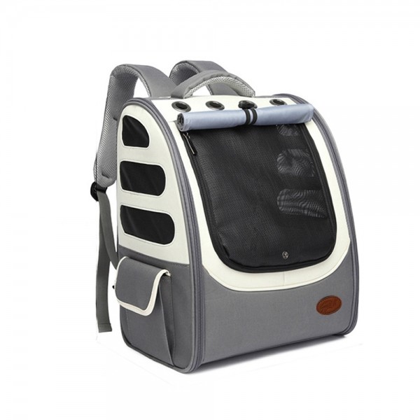 페오펫몰,스페이스캣 3면 통풍 백팩형 반려동물 이동가방 2컬러