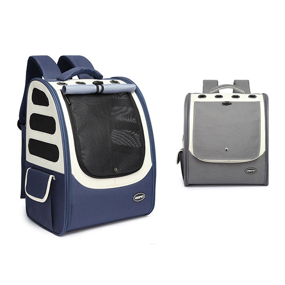 페오펫몰,스페이스캣 3면 통풍 백팩형 반려동물 이동가방 2컬러