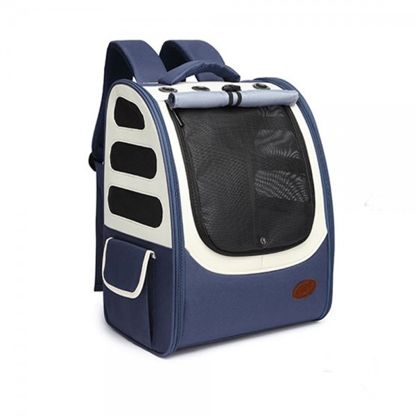 페오펫몰,스페이스캣 3면 통풍 백팩형 반려동물 이동가방 2컬러