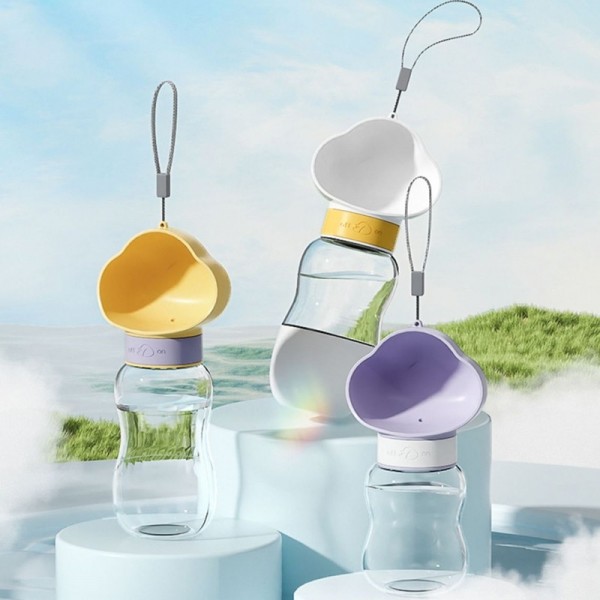 페오펫몰,강아지 휴대용 산책물통 얘견물병 350ml
