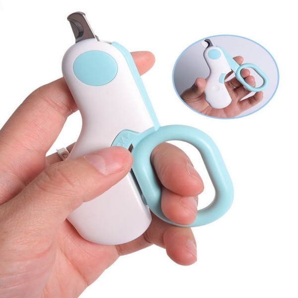 페오펫몰,강아지 고양이 발톱깍이 LED 안전 애견 발톱깍기