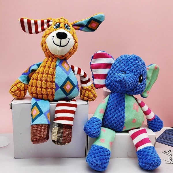 페오펫몰,강아지 삑삑이&바스락 인형 장난감 3종