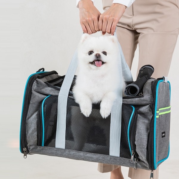 페오펫몰,레토 강아지 이동가방 고양이가방 이동장 메쉬 슬링백 LDD-M02