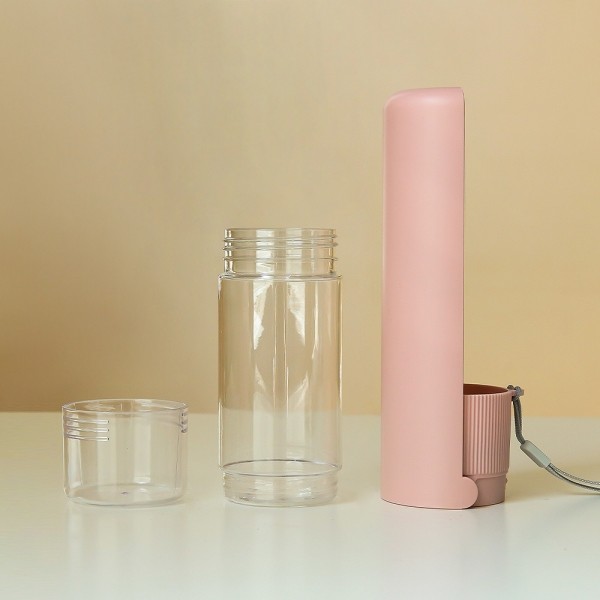 페오펫몰,레토 2in1 휴대용 원터치 접이식 강아지 물통 물병