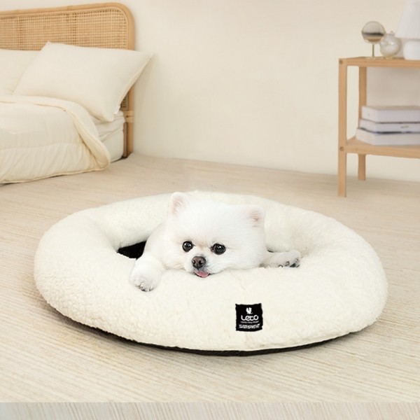페오펫몰,레토 강아지방석 고양이 방석 도넛 양 쿠션 LDC-SD05