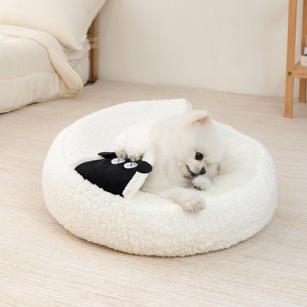 페오펫몰,레토 강아지방석 하우스 고양이 방석 도넛 양 쿠션 LDC-SH06