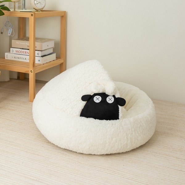 페오펫몰,레토 강아지방석 하우스 고양이 방석 도넛 양 쿠션 LDC-SH06