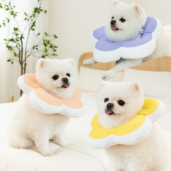 페오펫몰,[행복특가] 레토 강아지 고양이 넥카라 플라워 방수 초경량 대형견 소형견 LNC-F02