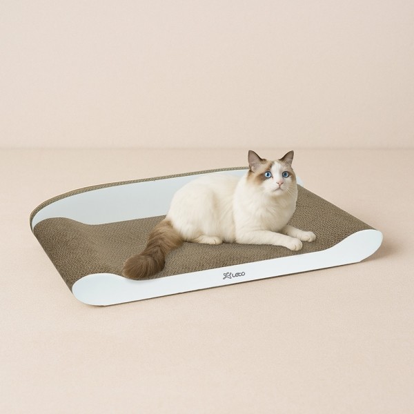 페오펫몰,레토 고양이 스크래쳐 소파 대형 70x34cm LCH-ST07