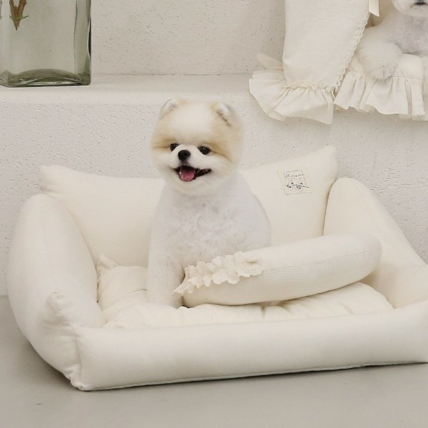 페오펫몰,[리토가토] 하니 범퍼 베드 (커버분리형) - 3color