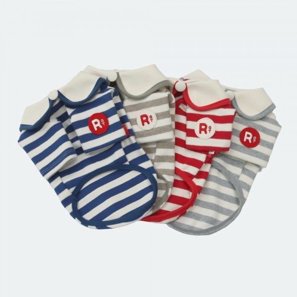 페오펫몰,[리토가토] 윈터 마린 티셔츠 - 블루