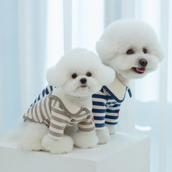 페오펫몰,[리토가토] 윈터 마린 티셔츠 - 블루