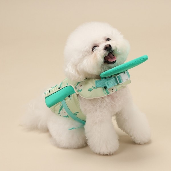 페오펫몰,[리토가토] 스윙하트 강아지 구명조끼 - 그린