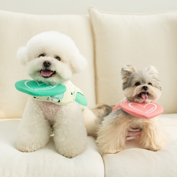 페오펫몰,[리토가토] 스윙하트 강아지 구명조끼 - 핑크