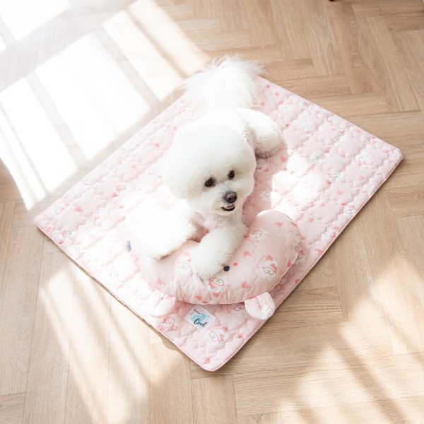 페오펫몰,[리토가토] 논슬립 인견 쿨매트 - 리토 핑크