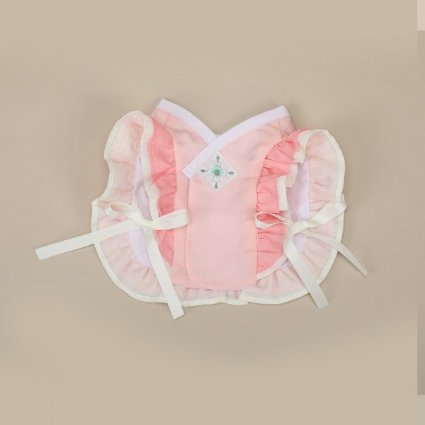 페오펫몰,[리토가토] 꽃나래 케이프 한복배자 - 분홍