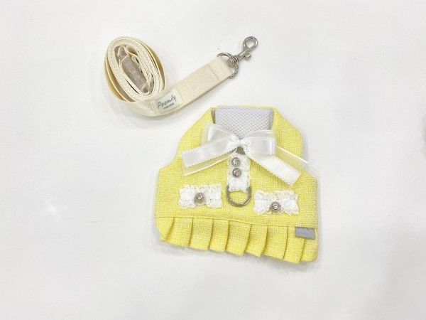 페오펫몰,강아지 트위드 하네스 가슴줄 의류형하네스