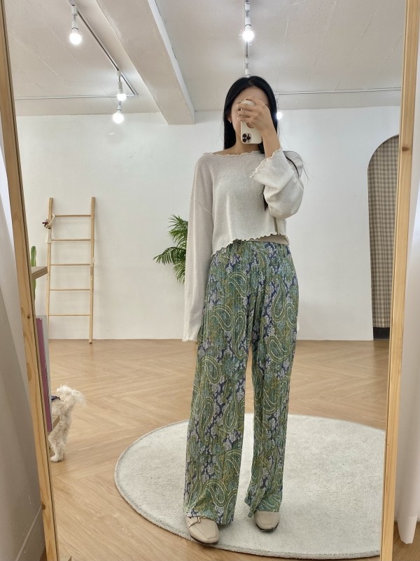 페오펫몰,강아지 에스닉주름바지 커플룩(견주용)