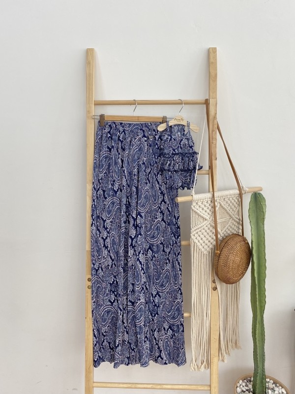 페오펫몰,강아지 에스닉주름바지 커플룩(견주용)