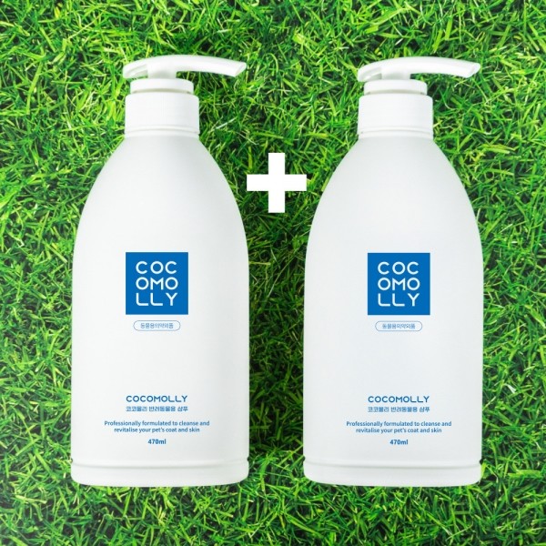 [1+1]코코몰리 프리미엄 저자극 강아지 샴푸 470ml [최저가]