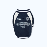 바크하우스X꿈돌이 블록코어 나일론 티셔츠_네이비