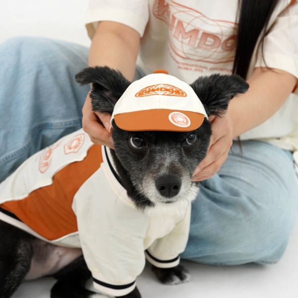 페오펫몰,바크하우스X꿈돌이 블록코어 나일론 볼캡_오렌지