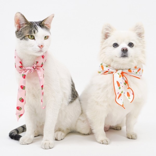 페오펫몰,펫프닝 강아지 쿨스카프 (딸기,계란,당근)