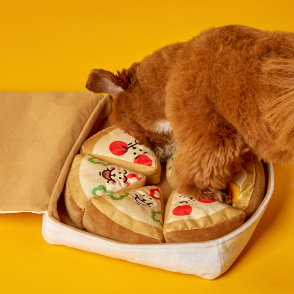 페오펫몰,7번버스 피자 노즈워크 강아지 장난감