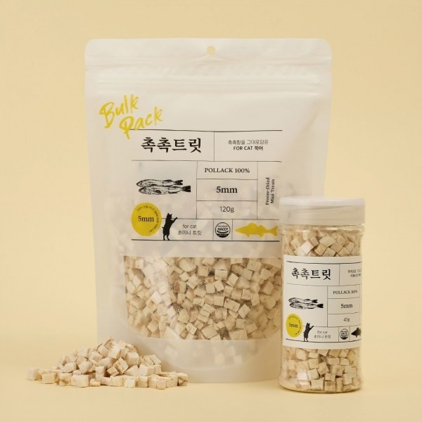 페오펫몰,촉촉트릿 for cat 초미니트릿 북어 120g