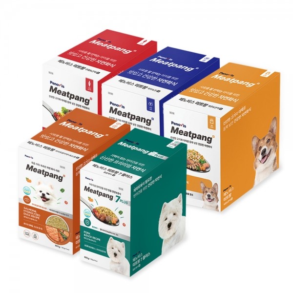 페오펫몰,페노비스 화식사료 자연화식 미트팡 80g (5가지 맛)