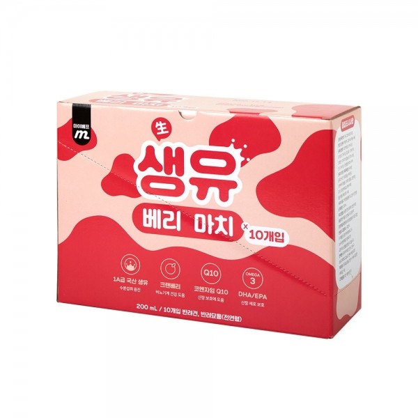 페오펫몰,마이베프 생유베리마치 펫밀크 200ml x 10개입 (1box)