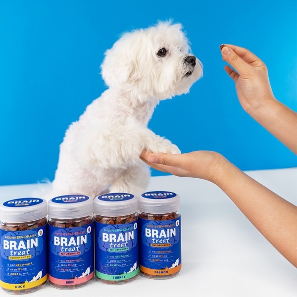 페오펫몰,[페슬러] 오메가 브레인트릿 오리맛 170g 칭찬 훈련 간식