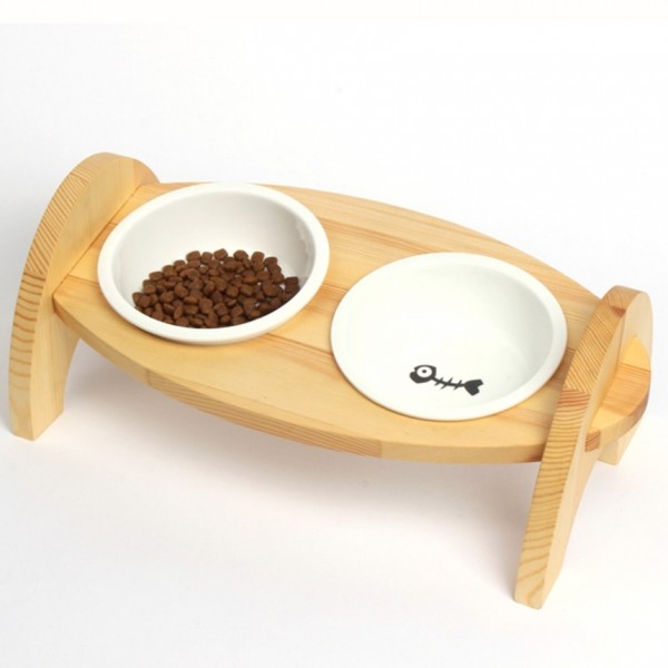 페오펫몰,펫포에버 강아지 프리미엄 원목 식기 반려동물 원목 식탁