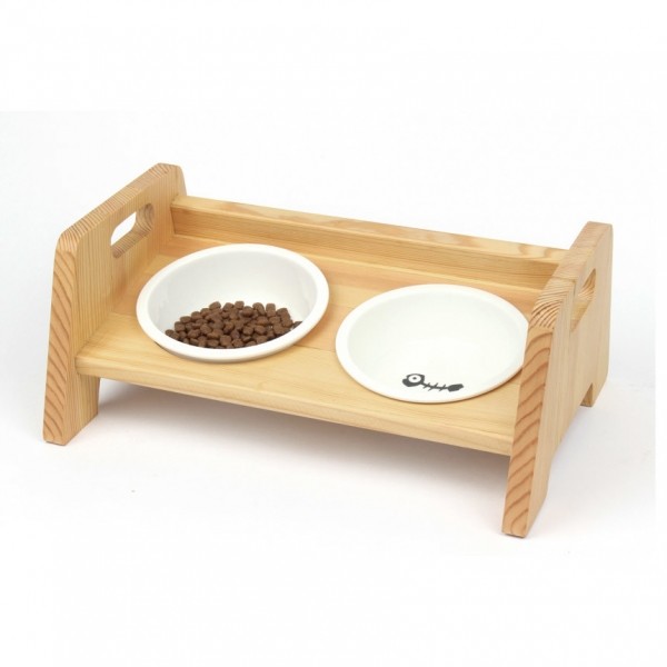 페오펫몰,펫포에버 강아지 프리미엄 원목 식기 반려동물 원목 식탁
