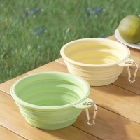 펫포에버 강아지 휴대용 접이식 식기 산책용 물그릇