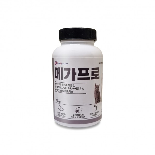 메가프로_ 심한 장 문제 해결 및 갓 태어난 반려동물을 위한 프로바이오틱스